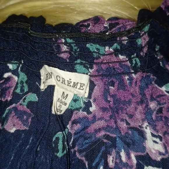 NWT - En Creme Floral Off The Shoulder Blouse (Small or Med) - Picture 5 of 8